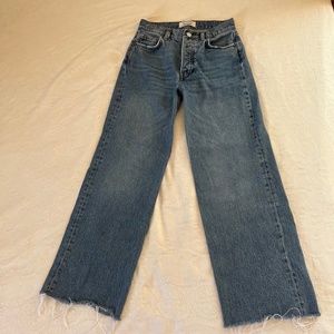 REFORMATION wide leg jeans